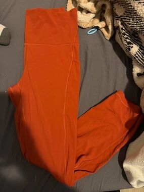 lululemon athletica High-Rise Rust Orange Leggings